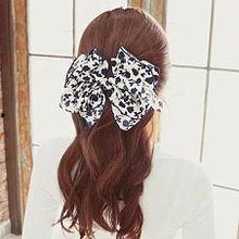 成人碎花发卡怎么剪视频