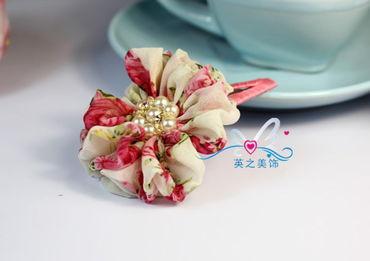 成人碎花发卡怎么剪视频